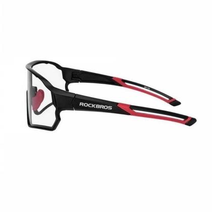 Imagem de Óculos Fotocromatico Preto/Vermelho UV400 Ciclismo Clip para Grau RB-10135