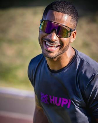 Imagem de Óculos HUPI Eagle Preto - Lente Roxo Espelhado