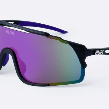 Imagem de Óculos HUPI Eagle Preto - Lente Roxo Espelhado
