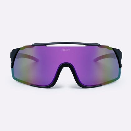 Imagem de Óculos HUPI Eagle Preto - Lente Roxo Espelhado