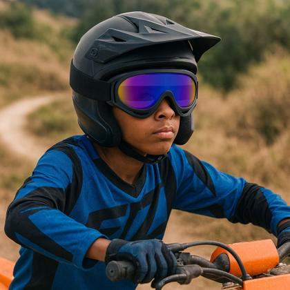 Imagem de Óculos infantil p/ ciclismo motocross jet ski neve - protek