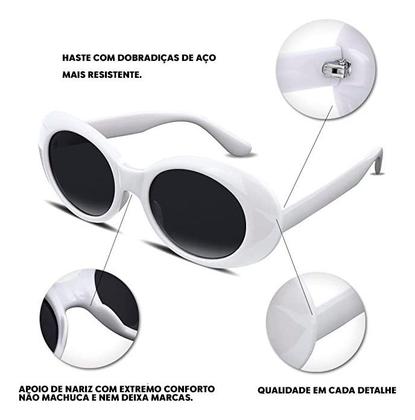 Imagem de Oculos Kurt Cobain, Wiz Khalifa Redondo Uv400