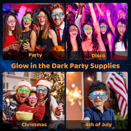 Imagem de Óculos LED OLUPP Glow in The Dark Party Supplies 84 unidades