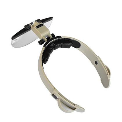 Imagem de Oculos lupa de caba maos livre multiuso estetica lash design reparo joias relogio ouvires luz led profissional