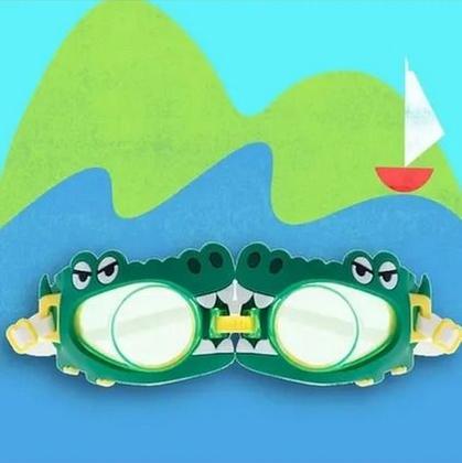 Imagem de Óculos Mergulho Infantil Jacaré Super Ajustável Natação