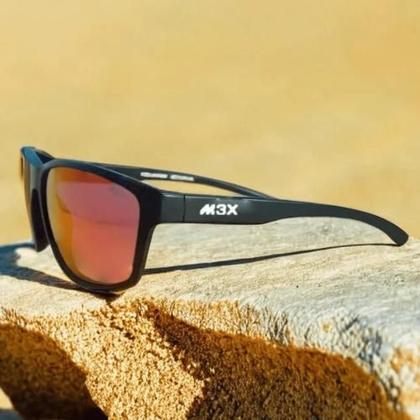 Imagem de Oculos polarizado black monster floating red