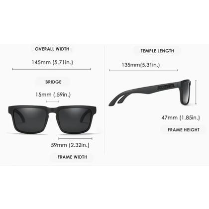 Imagem de Óculos quadrados , com revestimento de espelho e lente reflexiva kdeam