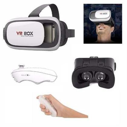 Imagem de Óculos Realidade Virtual Jogos E Videos Com Controle Bluetooth Vr Box