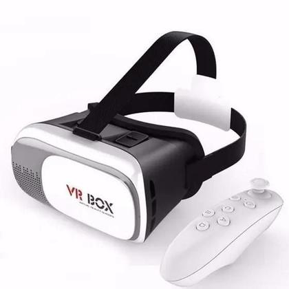 Imagem de Óculos Realidade Virtual Jogos E Videos Com Controle Bluetooth Vr Box