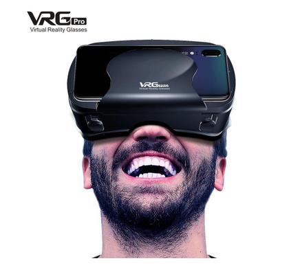 Imagem de Óculos Realidade Virtual VRG + 2 controle Joystick Preto