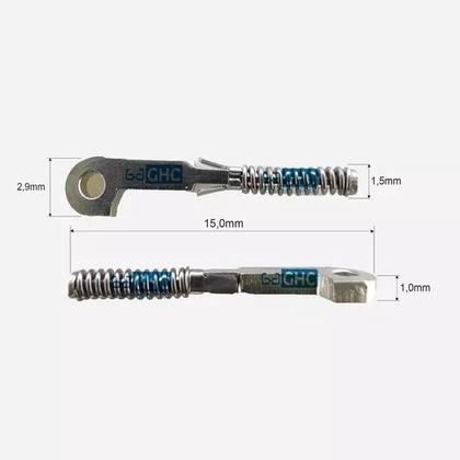 Imagem de Óculos Reposição Mola Parafuso Perna 10 Unidades