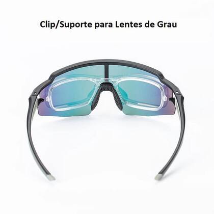 Imagem de Óculos Rockbros Bike Ciclismo Polarizado Uv Clip Grau Case