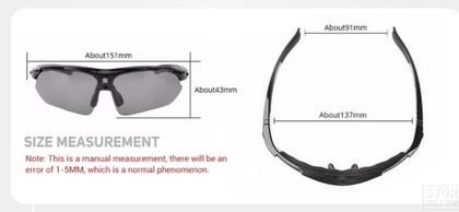 Imagem de Óculos Rockbros para ciclismo ciclista bike Mtb speed polarizado com cinco lentes