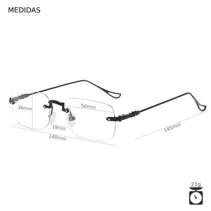 Imagem de Oculos Sem Aro Para Grau Masculino Balgriff Classico Leve
