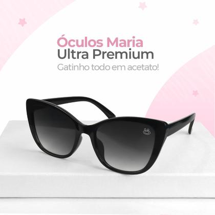 Imagem de Oculos Sol Feminino Polarizado UV400 Quadrado Grande Premium + Case Original Presente Moda Mulher