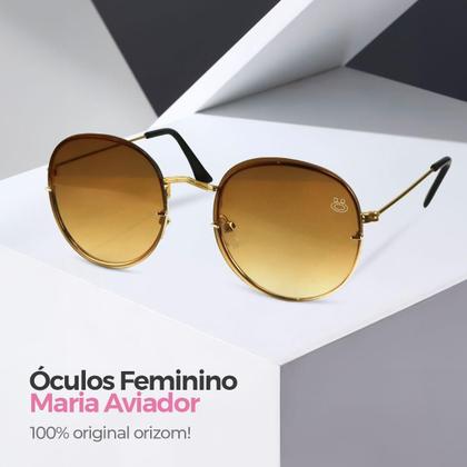 Imagem de Oculos Sol Feminino Preto Aço Inoxidavel Praia Casual + Case