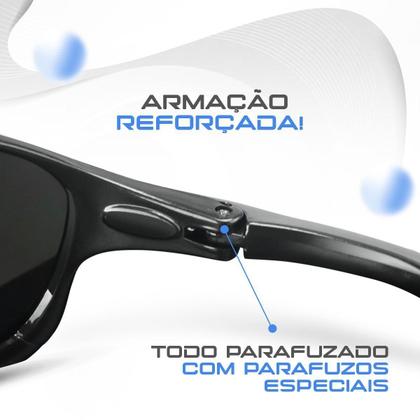Imagem de Oculos Sol Masculino Mandrake Proteção Uv Lupa Juliet + Case