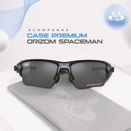 Imagem de oculos sol masculino polarizado + case preto proteção uv original polarizado casual estiloso presente black piano praia