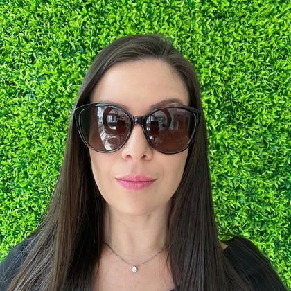 Imagem de Óculos Solar Bulget Bg8105 G21 Demi Lente Marrom Degradê