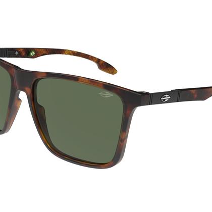 Imagem de Óculos Solar Mormaii Hawaii M0034f3971 Marrom Fosco Demi Lente Verde