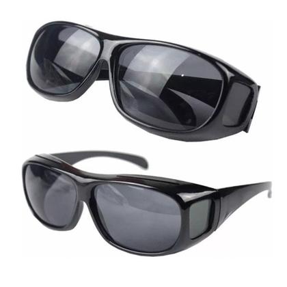Imagem de Oculos Visao Noturna 2 Un. Dirigir Carro Moto Protecao UV Dia e Noite Polarizado