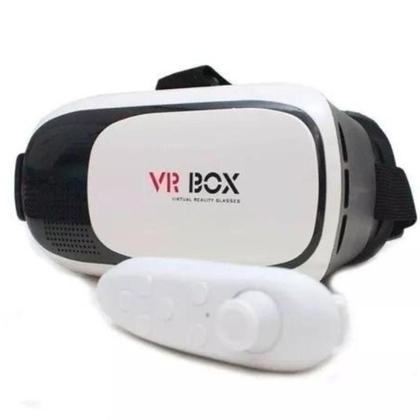 Imagem de Óculos Vr Box 2.0 + Controle Bluetooth  Realidade Virtual 360 Jogos E Filmes 3d