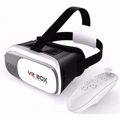 Imagem de Óculos Vr Box 2.0 + Controle Bluetooth  Realidade Virtual 360 Jogos E Filmes 3d