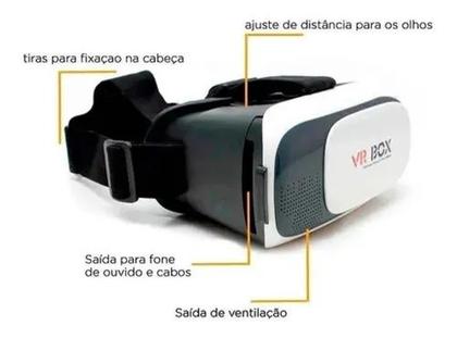 Imagem de Oculos Vr Box 2.0 Realidade Virtual + Controle Cardboard 3d