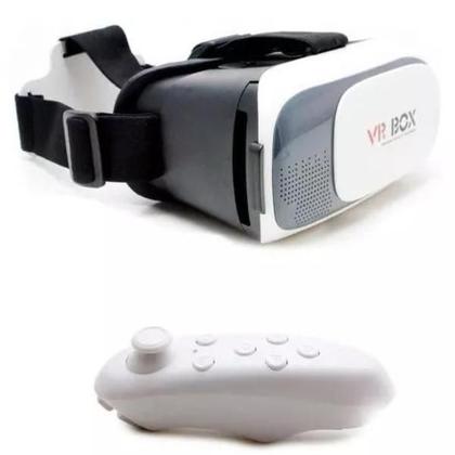 Imagem de Óculos Vr Box 2.0 Realidade Virtual + Controle Cardboard 3d