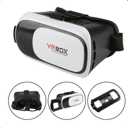 Imagem de Óculos VR Box 2.0 Realidade Virtual para Celular, 3D + Controle Inovador