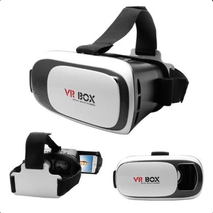 Imagem de Óculos VR Box 2.0 Realidade Virtual para Celular, 3D + Controle Inovador