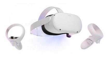 【VR】Quest2 128GB Oculus Vr Meta Quest 2 128gb Realidade Virtual + 2 Controles - VR