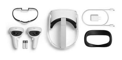 Oculus Vr Meta Quest 2 128gb Realidade Virtual + 2 Controles - VR