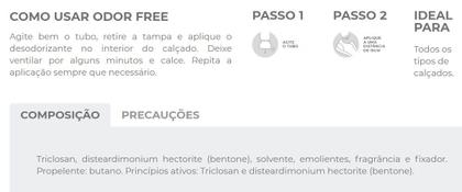 Imagem de Odor Free Palterm Desodorante Palterm 786