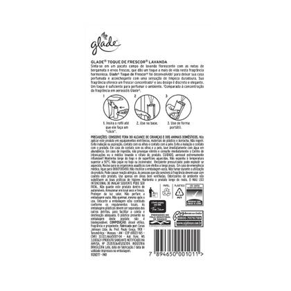 Imagem de Odorizador de Ar Toque de Frescor Lavanda Glade Refil 12ml