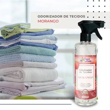 Imagem de Odorizador De Tecidos E Roupas 500ml Morango Tropical Aromas