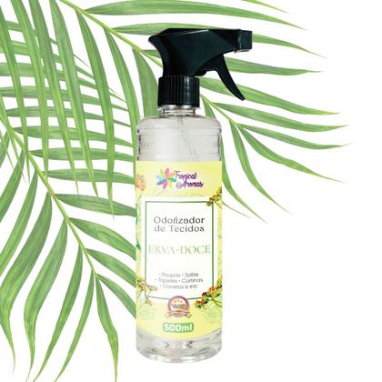 Imagem de Odorizador Tecido 500ml Roupa Sofá Tapete Erva Doce Tropical