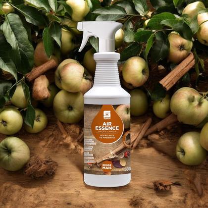Imagem de Odorizante Ambientes Spartan Air Essence Maça E Canela 500ml - Linha Prática