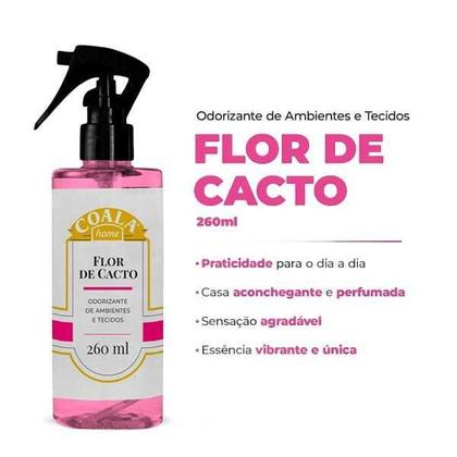 Imagem de Odorizante de ambiente e tecidos flor de cacto coala 260ml