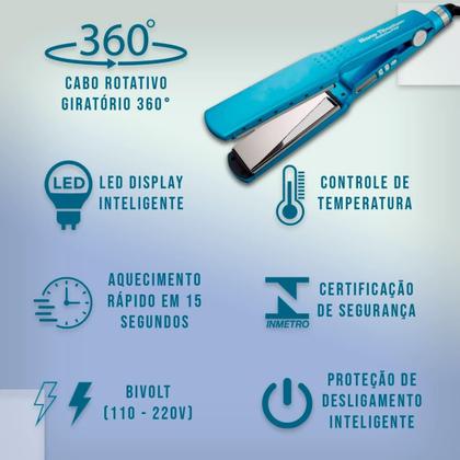Imagem de Oferta: Chapinha Nano Titanium Azul