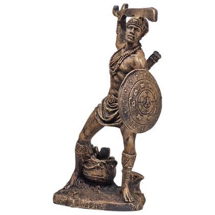 Imagem de Ogum Orixá Africano Umbanda Candomblé Estatueta Resina 23cm
