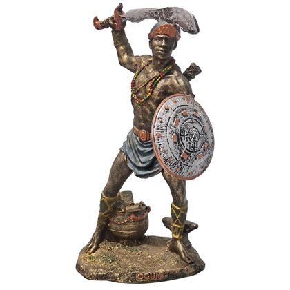 Imagem de Ogum Orixá Africano Umbanda Candomblé Estatueta Resina 23cm