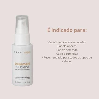 Imagem de Oil Blend Treatment Hidratação Intensa Braé Stages 35ml