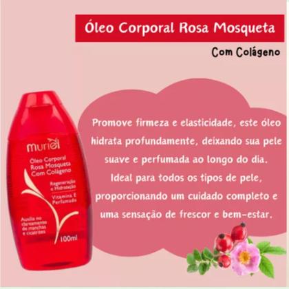 Imagem de Óleo Corporal de Rosa Mosqueta com Colágeno 100ml - Muriel
