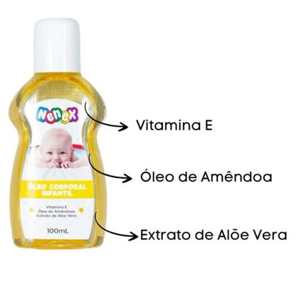 Imagem de Óleo Corporal Infantil Nenex Vitamina E Óleo Amendoas 100ml