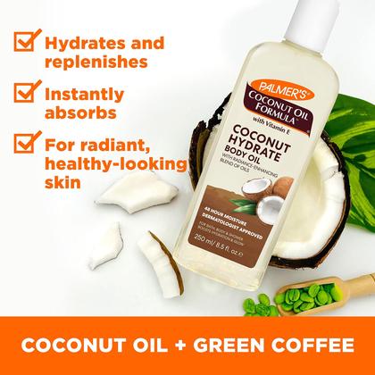 Imagem de Óleo Corporal Palmer's Coco e Café Verde - 250ml - Para Pele Seca