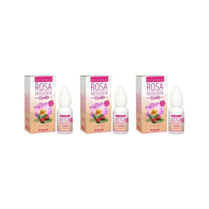 Imagem de Oleo Corporal Rosa Mosqueta Epile 10Ml - Kit Com 3Un