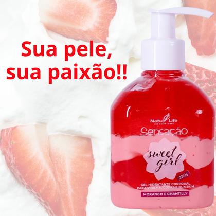 Imagem de Óleo Corporal Sensulize + Gel Hidrante Corporal Sensação Sweet Girl Morango e Chantilly Natulife