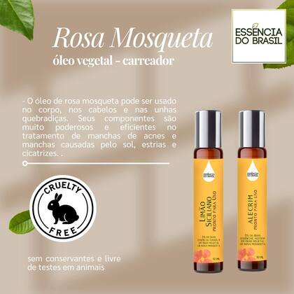 Imagem de Óleo de Alecrim 10ml Roll On- com Rosa Mosqueta - Pronto Uso
