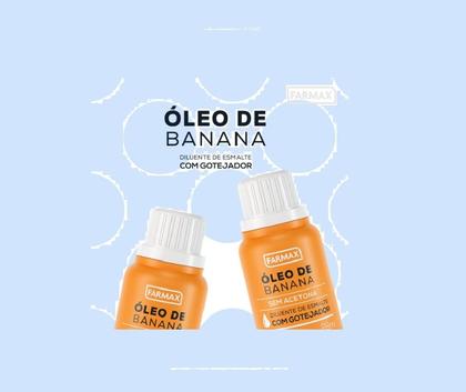 Imagem de Óleo de Banana Com Gotejador 28ml - Farmax